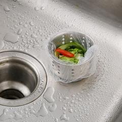 100-Piece Drain Residue Filter Trash Bags – Prevent Clogs, Dish Basin Water-Resistant Bags, Sink Strainer
