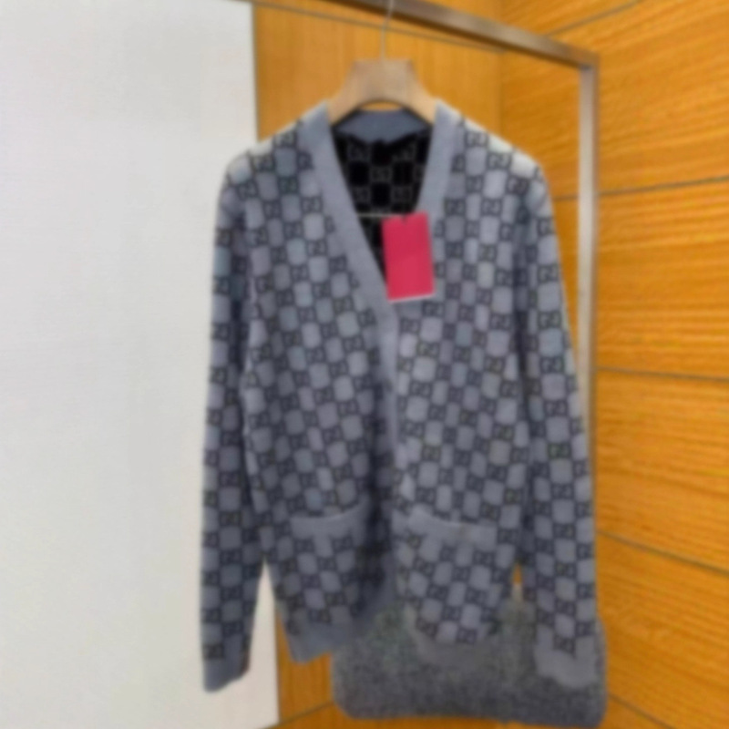 Gaokao High Version 25 New Double-Sided Wool Knitted Cardigan Sweater Soft and Elastic Non-Market Goods