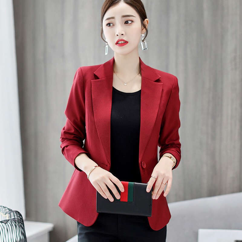 Small Suit Women's 2025 New Spring Clothes Women's Casual All-match Suit Long-sleeved Korean-style Slim-fit Slimming Short Jacket