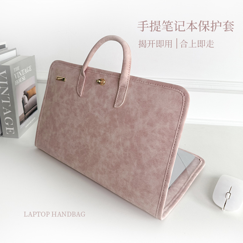 Cross-Border Popular 2025 New Laptop Protective Cover Cute Laptop Bag Suitable for 14inch Laptops