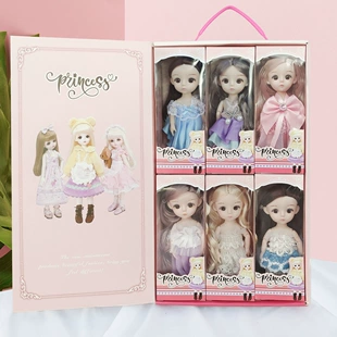 Кукла-принцесса 17 см 1/8 BJD реалистичные глаза для девочек