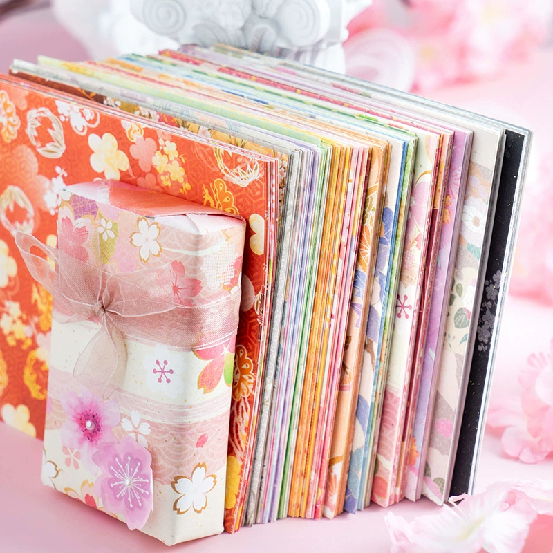 Серия Spring Love Sakura, материал «Красивый день», бумага, большой размер, романтическая тема, 8 стилей, 140X140 мм/30 листов