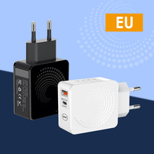 跨境手机1PD+USB手机充电器 欧美英30Wpd+USB快充快充电头
