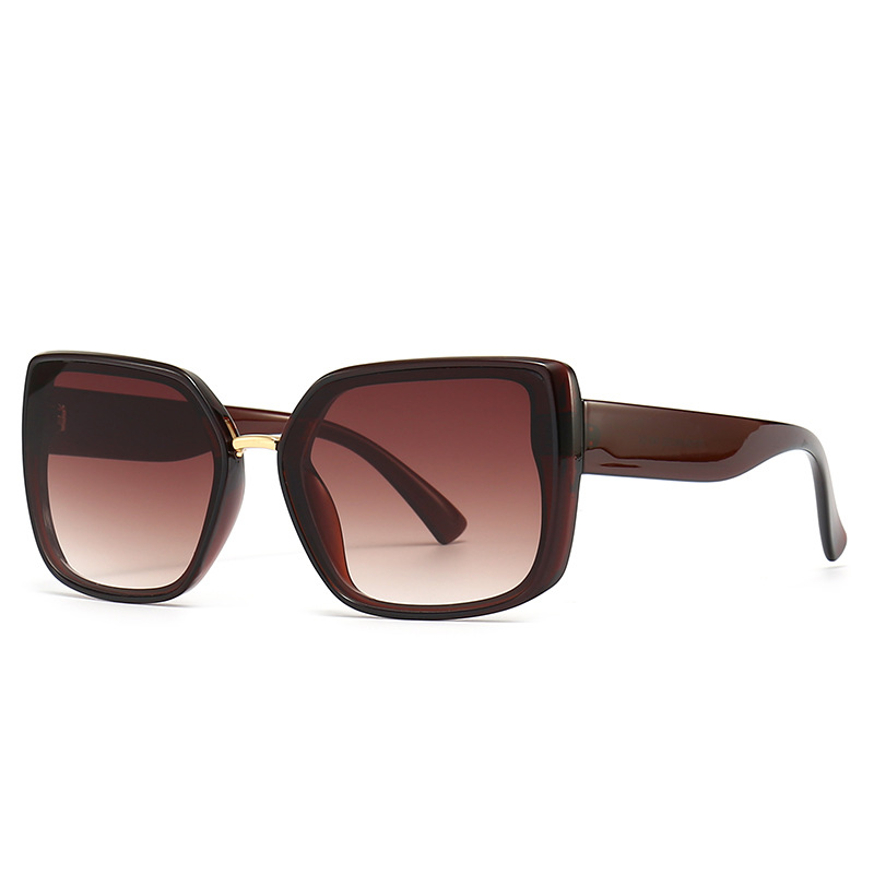 2023 new square large frame sunglasses modern retro progressive color cross border sunglasses 9110_voghion.com