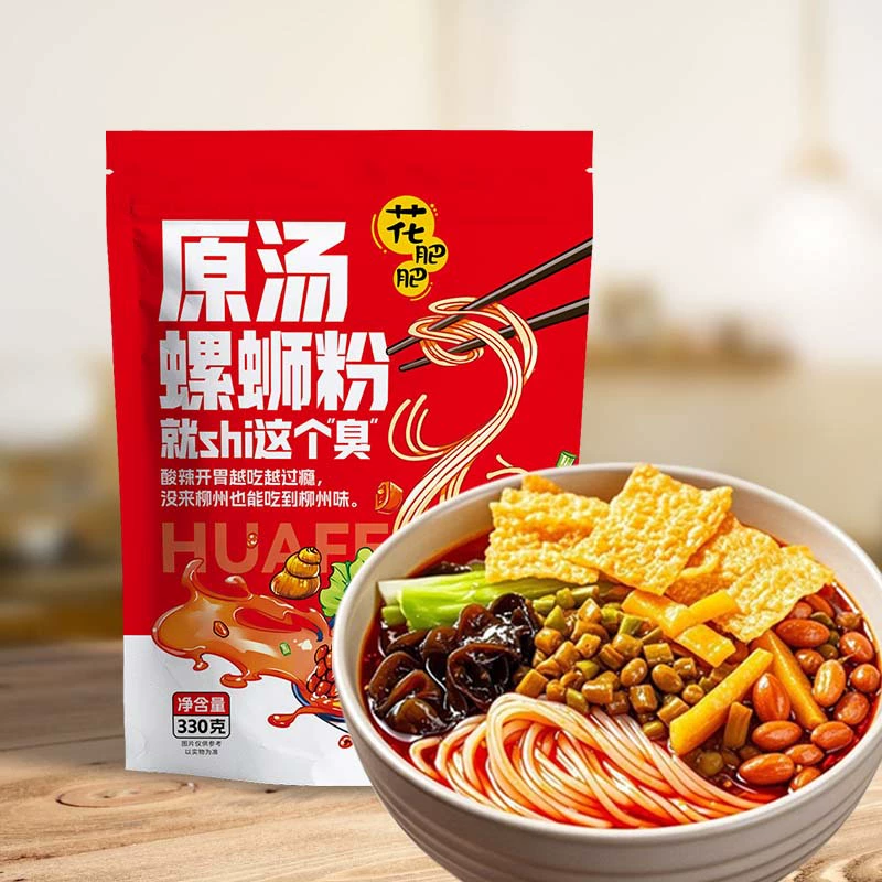 Цветочное удобрение 330 г Порошок улитки Liuzhou Лапша быстрого приготовления Гуанси кислый и пряный вонючий пряный порошок льва винт порошок поколение волос