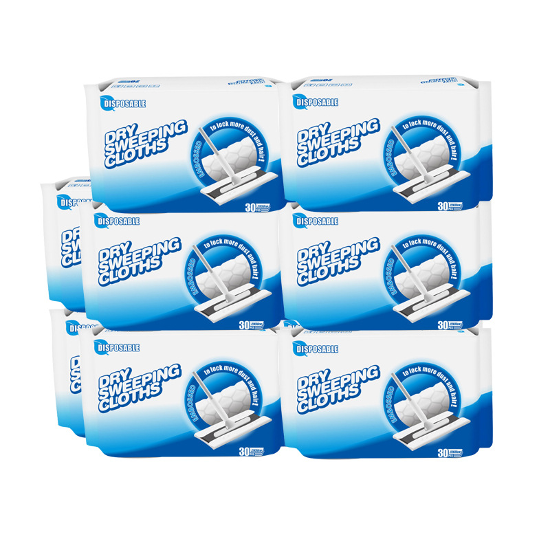 El papel de eliminación de polvo electrostático de venta caliente transfronteriza se puede reemplazar con trapeador, lavado a mano gratuito, papel de aspiradora para el cabello de mascotas para el hogar