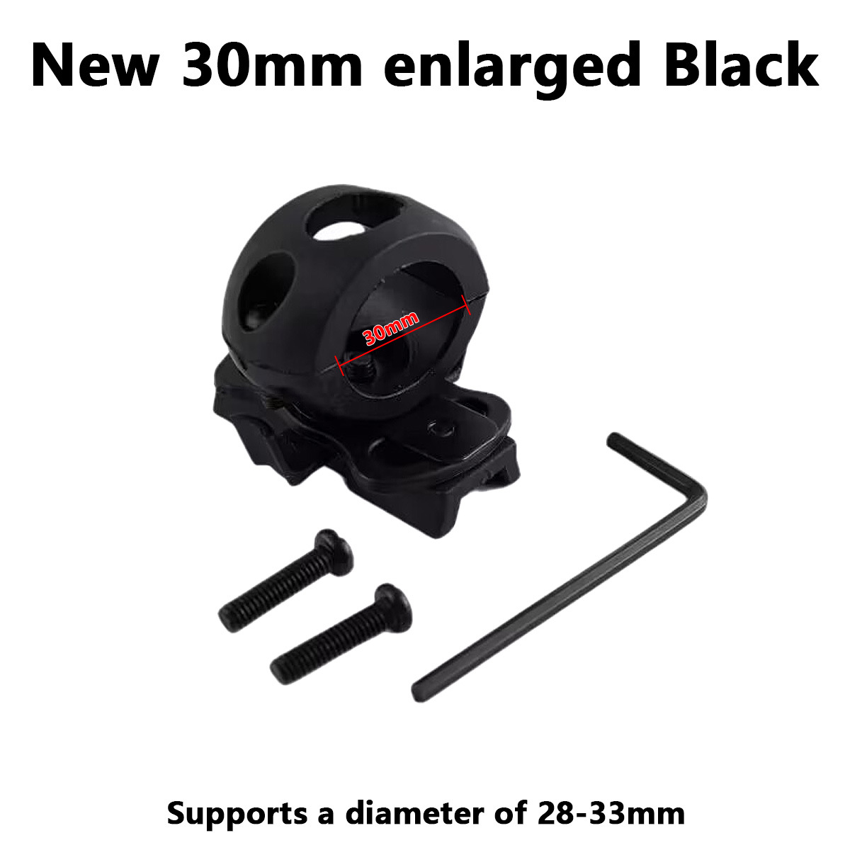 30mm 검정색 클립