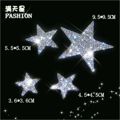 [Cross-border Hot Sale] Personalized Crystal Car body stickers Diamond-encrusted stereo rhinestone stickers do not hurt car paint adhesive variety of patterns (Body sticker) - crystal-gypsophila