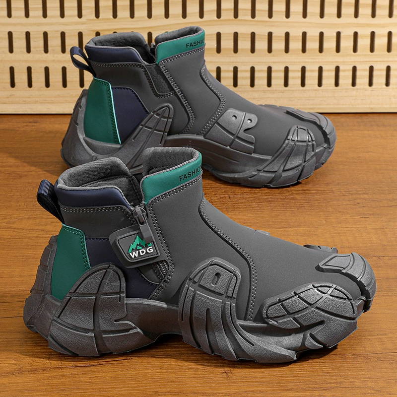 Мужская обувь высокая четыре сезона новая дикая спортивная бег повседневная обувь