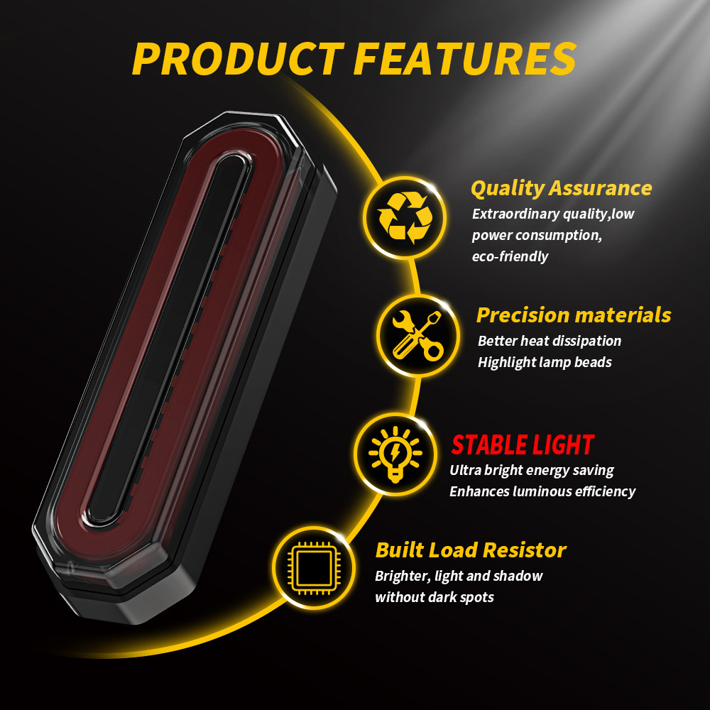 Truck 45LED long side light 12-24V burst flashing flowing water truck truck side warning light car tail light