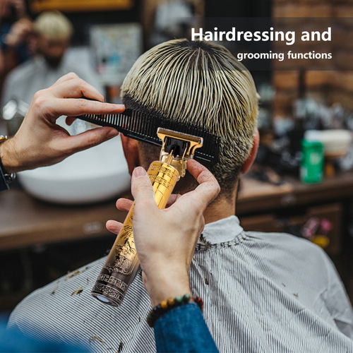 Cross-border new USB rechargeable hair clipper electric clipper oil head engraving electric clipper hair clipper shaving knife wholesale