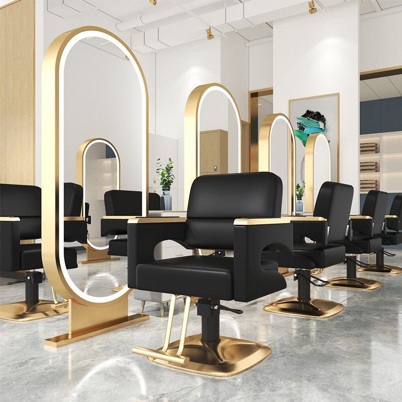 Barbería red salón especial silla de corte de pelo silla de corte de pelo red salón de peluquería silla de elevación