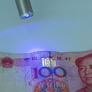908 Money Detector UV Flashlight Mini High Brightness Waterproof Multifunctional Fluorescent Agent Detection Ultraviolet Torch