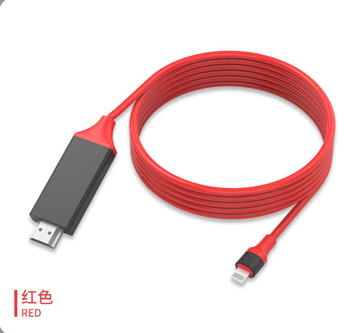 Lightning to hdmi hdは、アップルの携帯電話をhdmiとスクリーンケーブルに変換する必要はありません|undefined