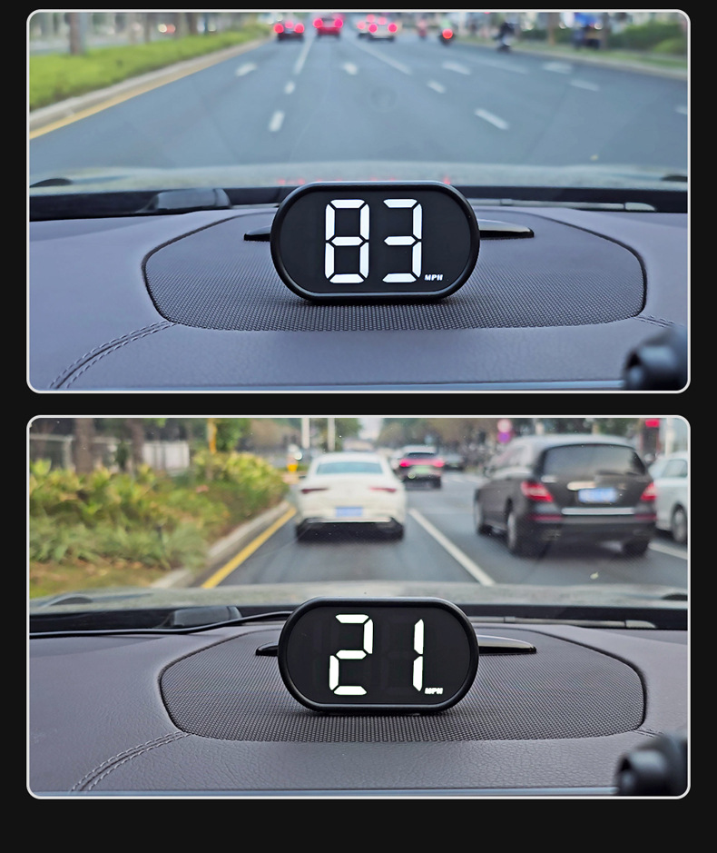 Car Hud Head-Up Display Car Beidou Gps Multi-Function Tester Portable Display Head-Up Instrument