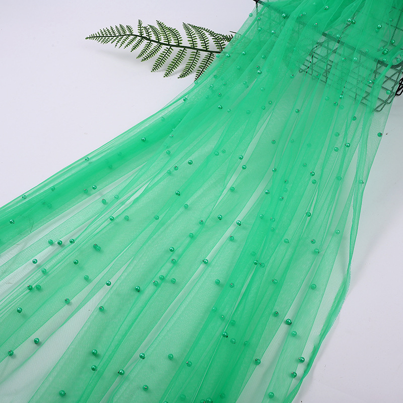 녹색 진주 녹색 원사