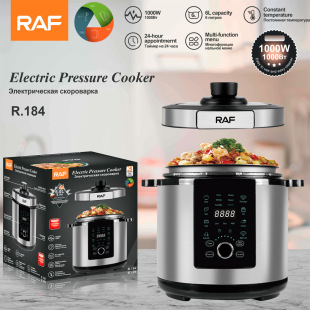 Raf European Electric Pressure Cooker Rice Cooker Household Non-Stick Pot 6L Multi-Function 24-Hour Insulation Constant Temperature Rice Cooker