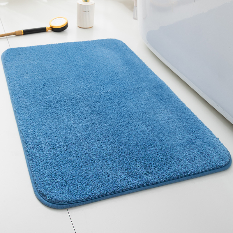 Cuarto de baño alfombra de piso absorbente felpa baño antideslizante resistente al desgaste alfombra de piso casa puerta de la cocina alfombra de baño
