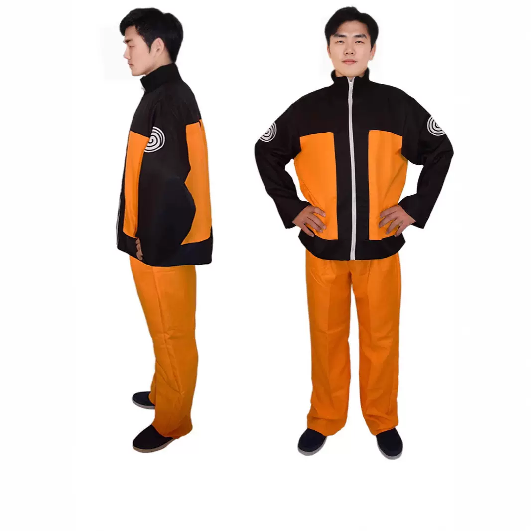 忍者二次元动漫扮演万圣节派对cosplay服装漩涡鸣人衣服套装