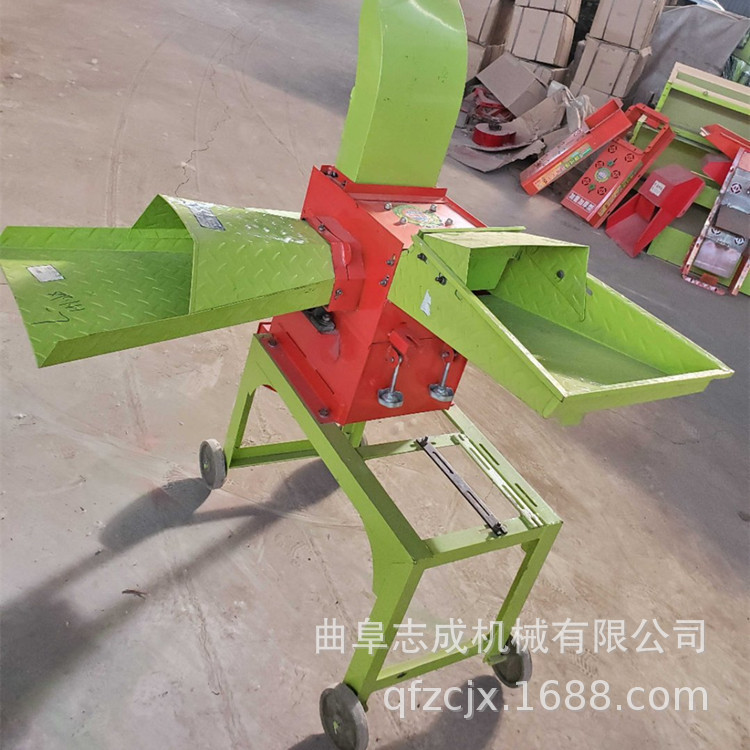 多功能小型铡草机 牛场饲料粉碎机 家用秸秆稻草揉丝机厂家