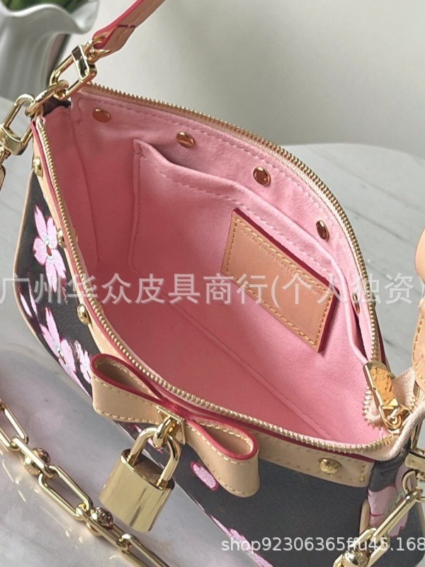 新型レディースバッグ村上隆連名桜麻雀バッグレトロ脇下バッグ外国貿易小型斜め掛けバッグ|undefined