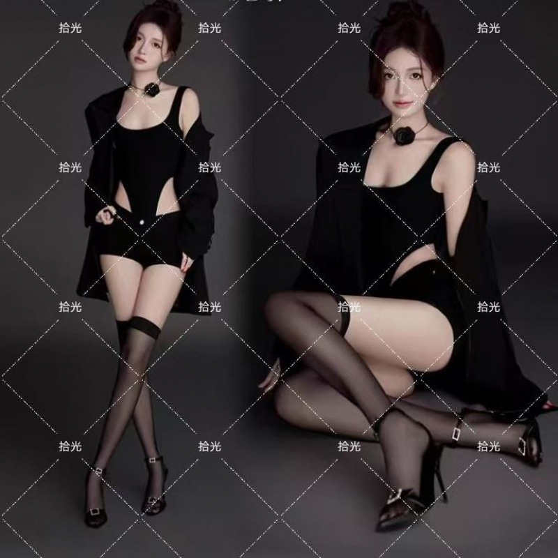 フォトスタジオの新しいポートレートテーマの写真、ハイエンドの女性のプロフェッショナルスーツ、個人的なイメージ写真、アート写真の衣装|undefined