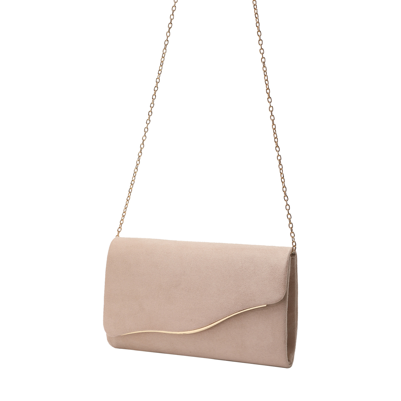 Cross-Border Women's Evening Bag - Fresh, Sweet, Simple Clutch With Chain Strap For Shoulder Or Crossbody Use, Elegant Banquet Bag - Thumbnail 5