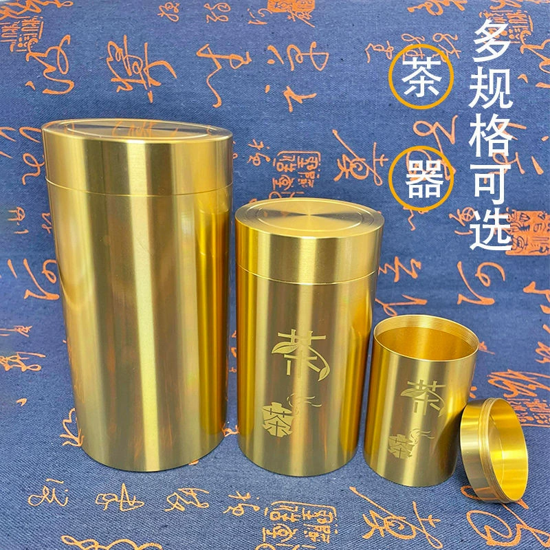 Медно-латунная герметичная чайная чашка