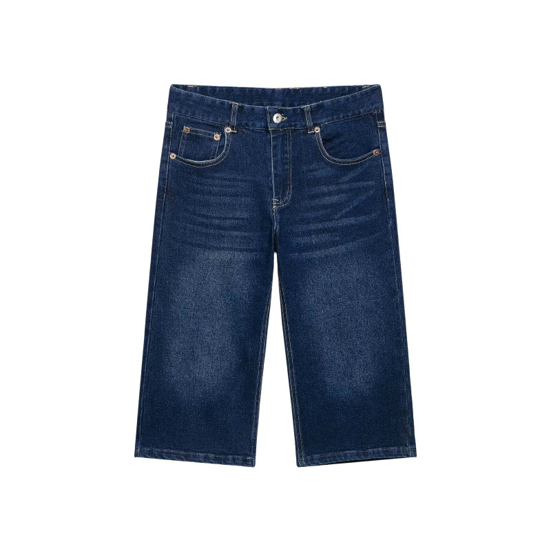 Unizera Women's Clothing 2026 Summer New Fashion Mid-Waist Casual Five-Point Capri Jeans 6855001