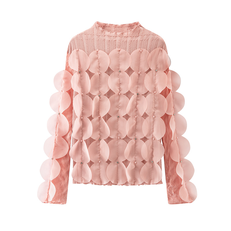 Elite fashionable solid color spring long-sleeve