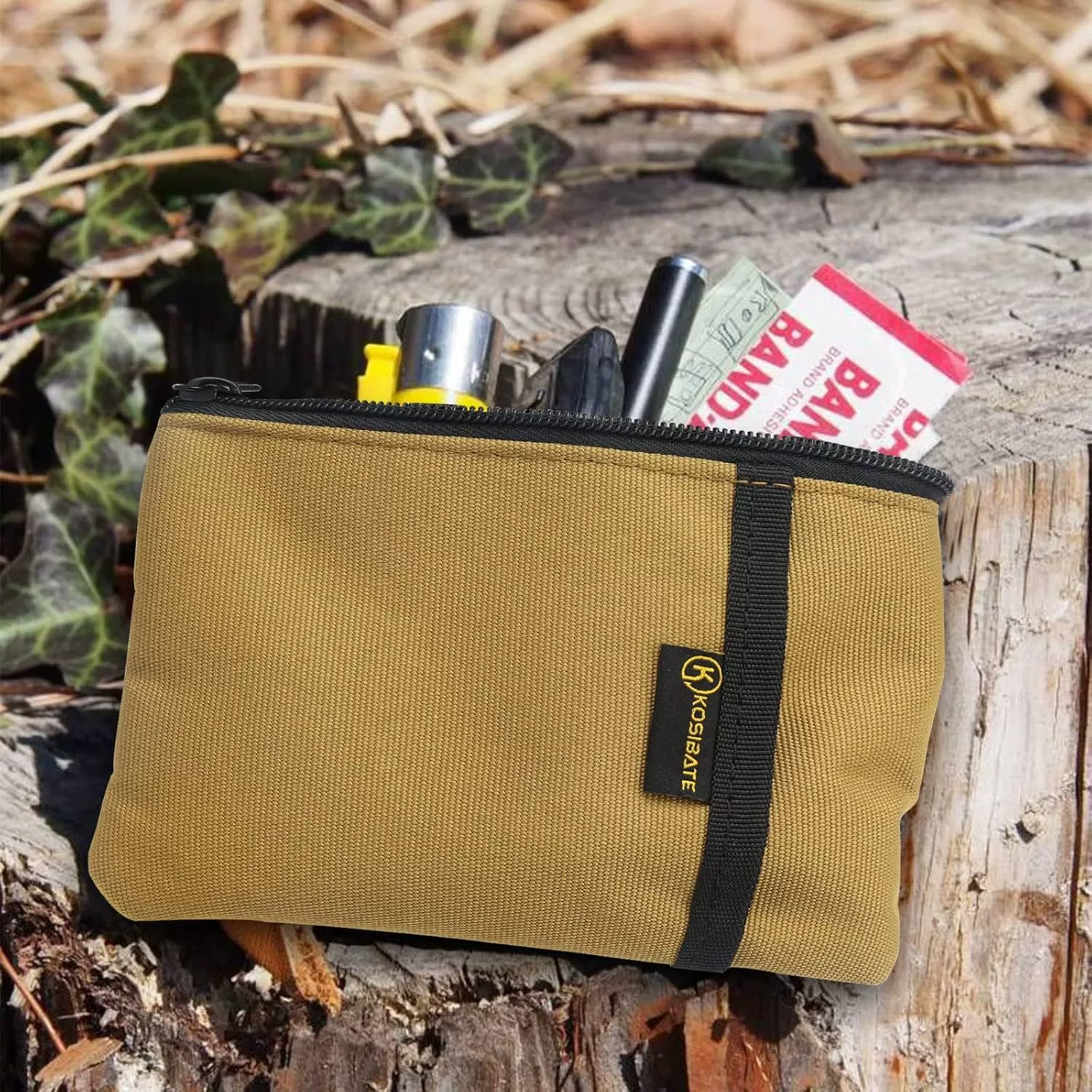 Нейлоновый чехол для ключей от машины, мужской держатель для удостоверений личности, сумка для наушников, тканевая многофункциональная сумка EDC, уличный кошелек для монет