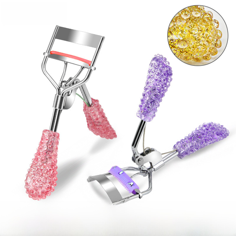 Comb eyelash auxiliary curling device flashing tablet star point…