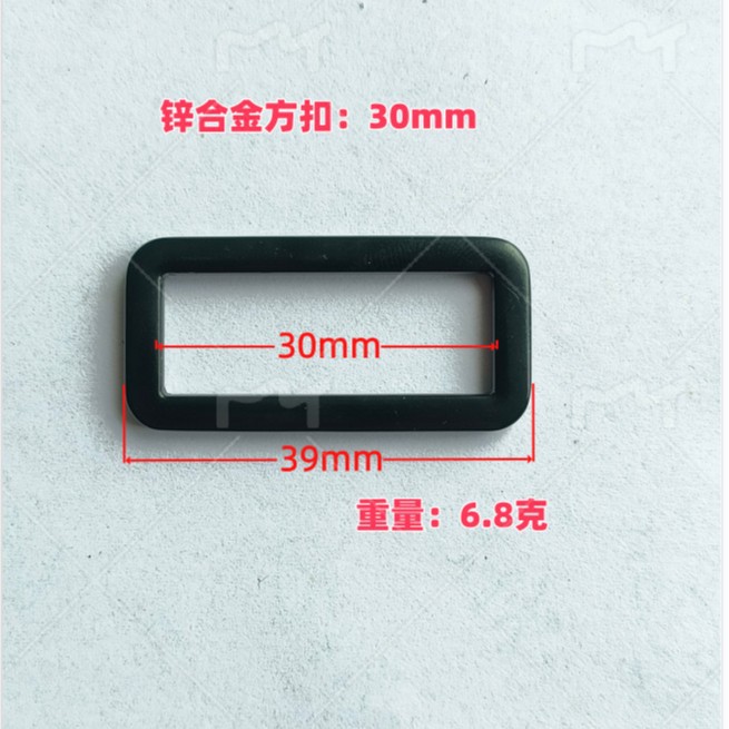 厂家直供锌合金压铸圆线方扣，箱包五金配件日字扣，三角扣