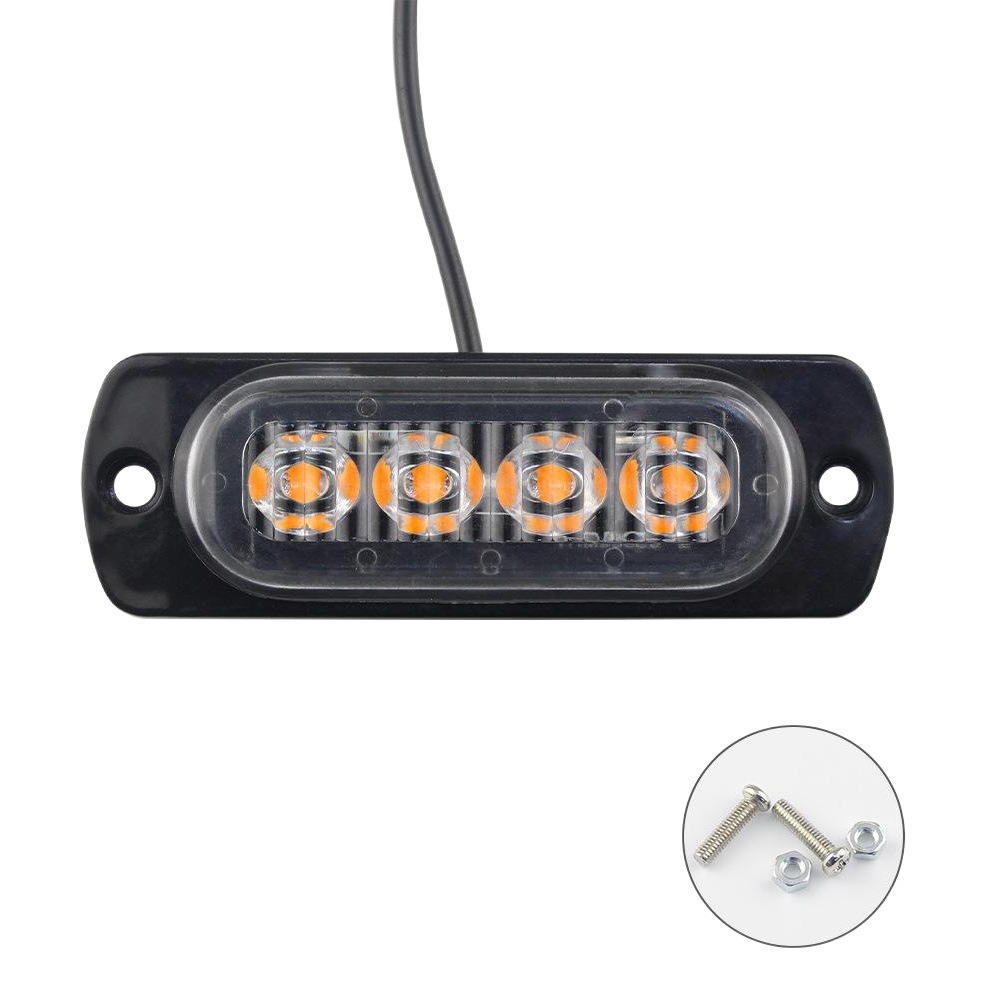 Dxz【Tax Not Included】Ultra-Thin Truck Side Lights with Long-Lasting 4Led Signal Lights, Warning Lights, and Turn Signal Lights