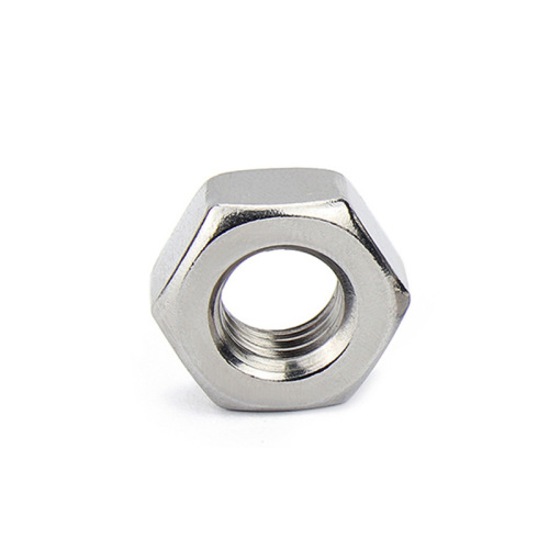 Manufacturer wholesale 304 stainless steel hexagonal nut DIN934 hexagonal screw cap M1.6M2M3M4M5M6-M33