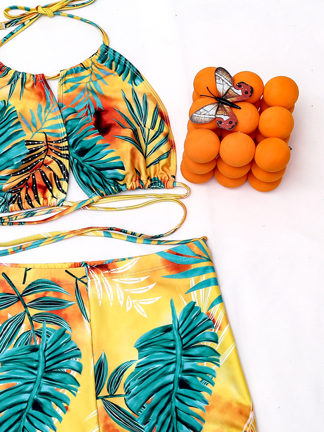 Fitness Occasion Fashion Swimsuit Bikini Swimsuit Printing Split Swimsuit Bikini