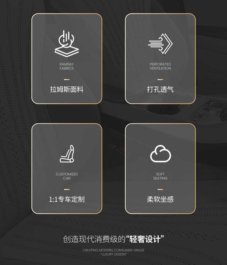 2025 Byd Song Plus Dmi Special Car Seat Cushion Half-Enclosed Perforated Breathable Ramus Seat Cushion Cover