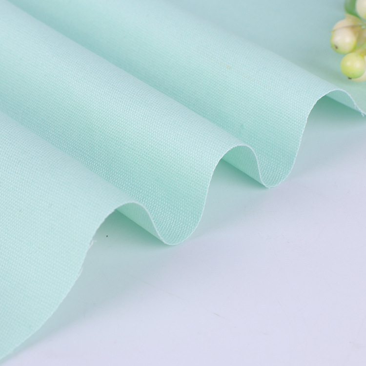Fabrica de material orgánico tejido 100% algodón pato tela de lona