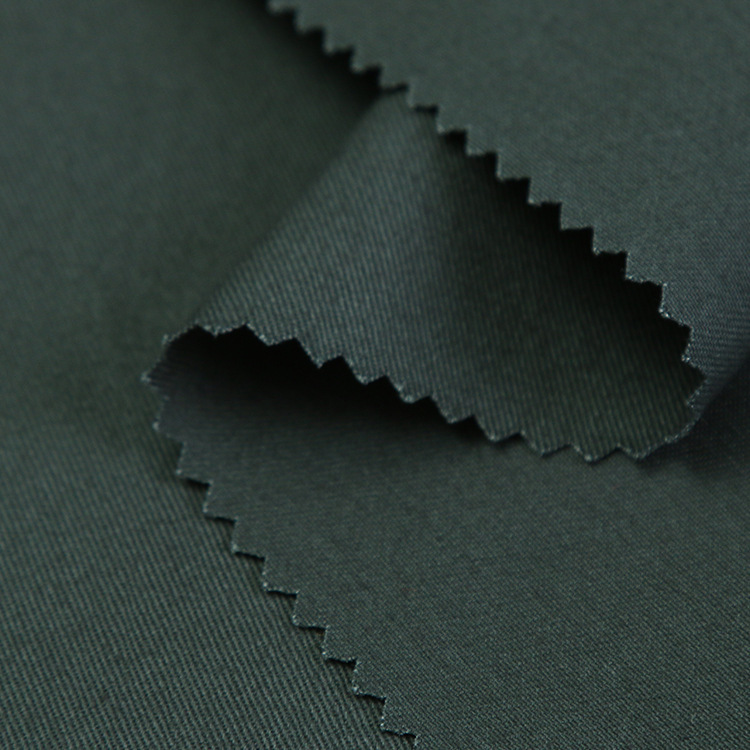 Bajo MOQ tejido de color sólido 100% algodón tela de ropa de trabajo twill