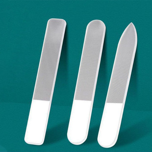 Glass nail file glass nail polishing file can make LOGO pregnant women can use color black glass