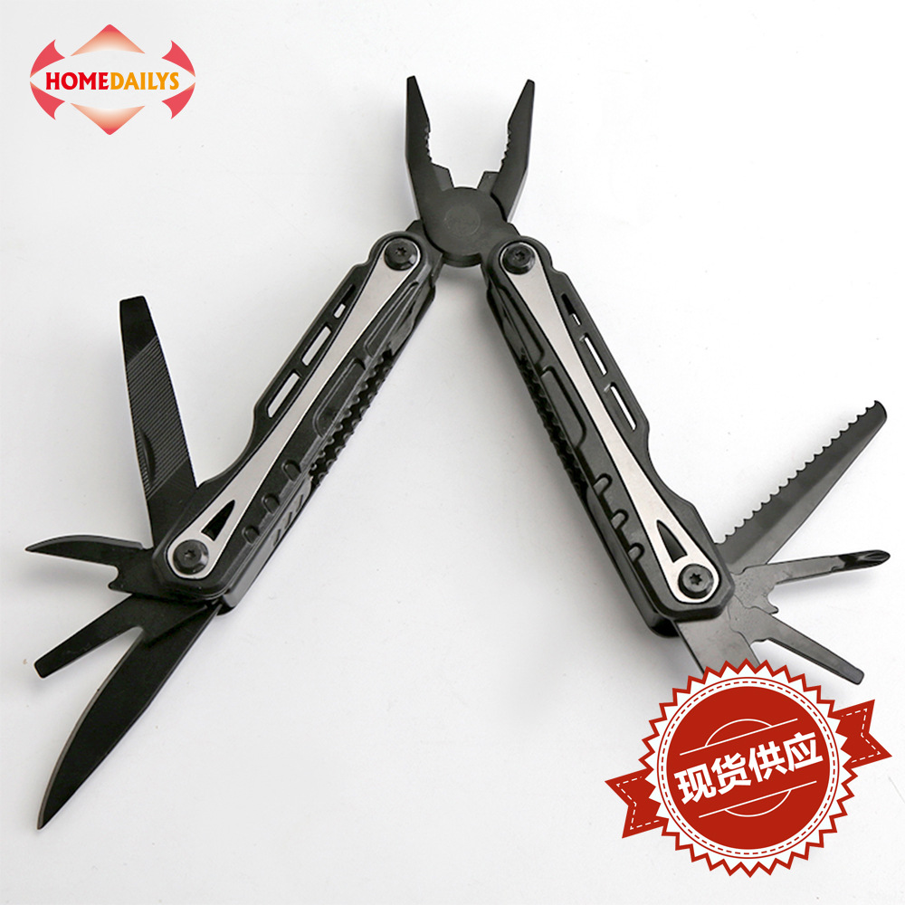 厂家批发 不锈钢小中号钳 家用组合多用刀钳折叠户外多功能工具钳