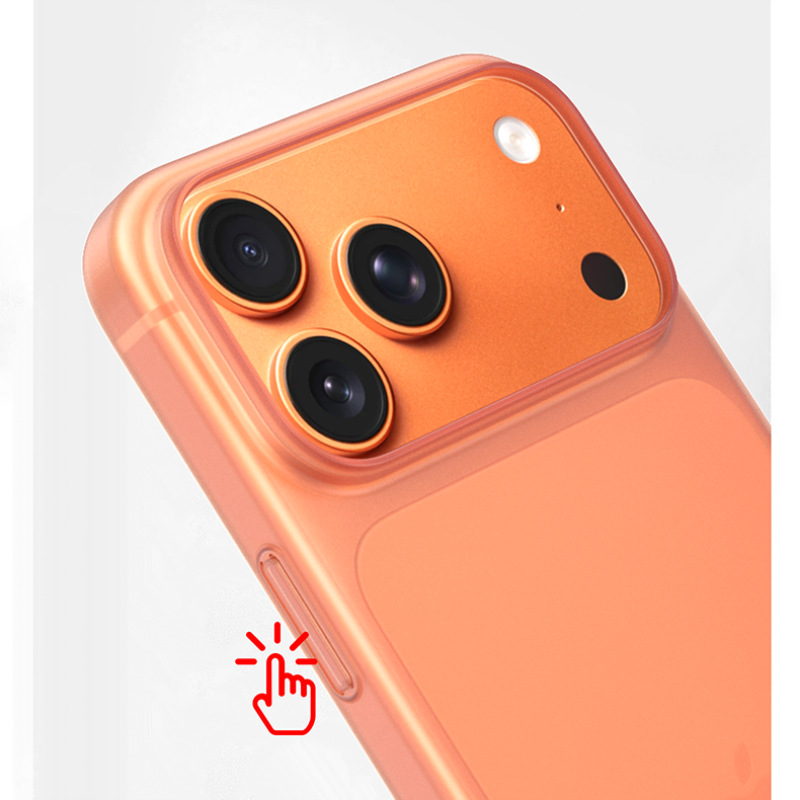 Fábrica de fuente para iPhone17Promaxpp ultra delgado PP esmerilado caso de teléfono no amarillo image 5