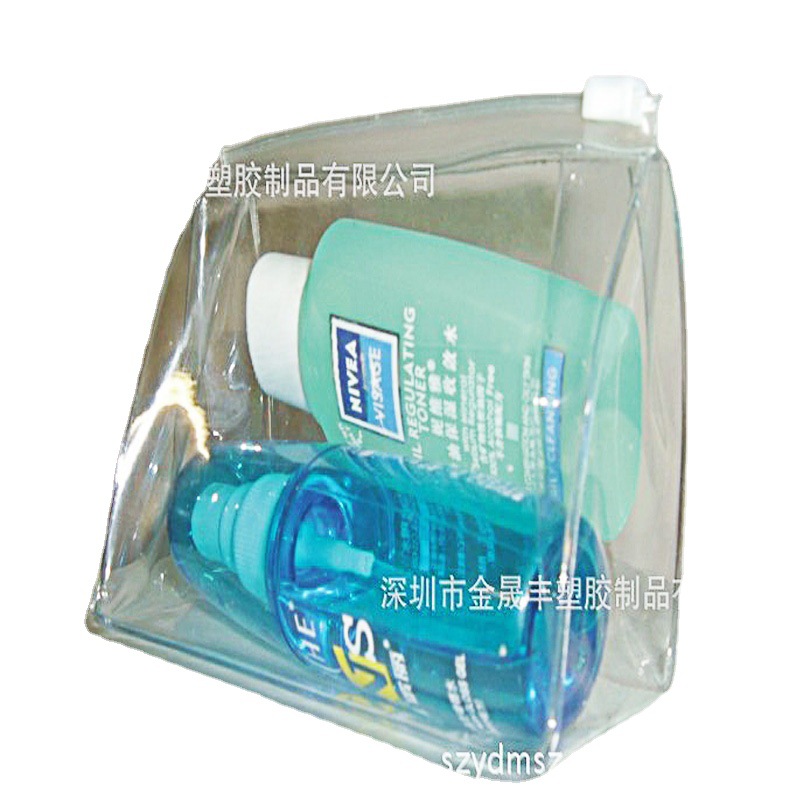 工厂供磨砂软PVC透明袋PVC磨砂软胶0.35mmPVC夹链袋PVC立体拉链包