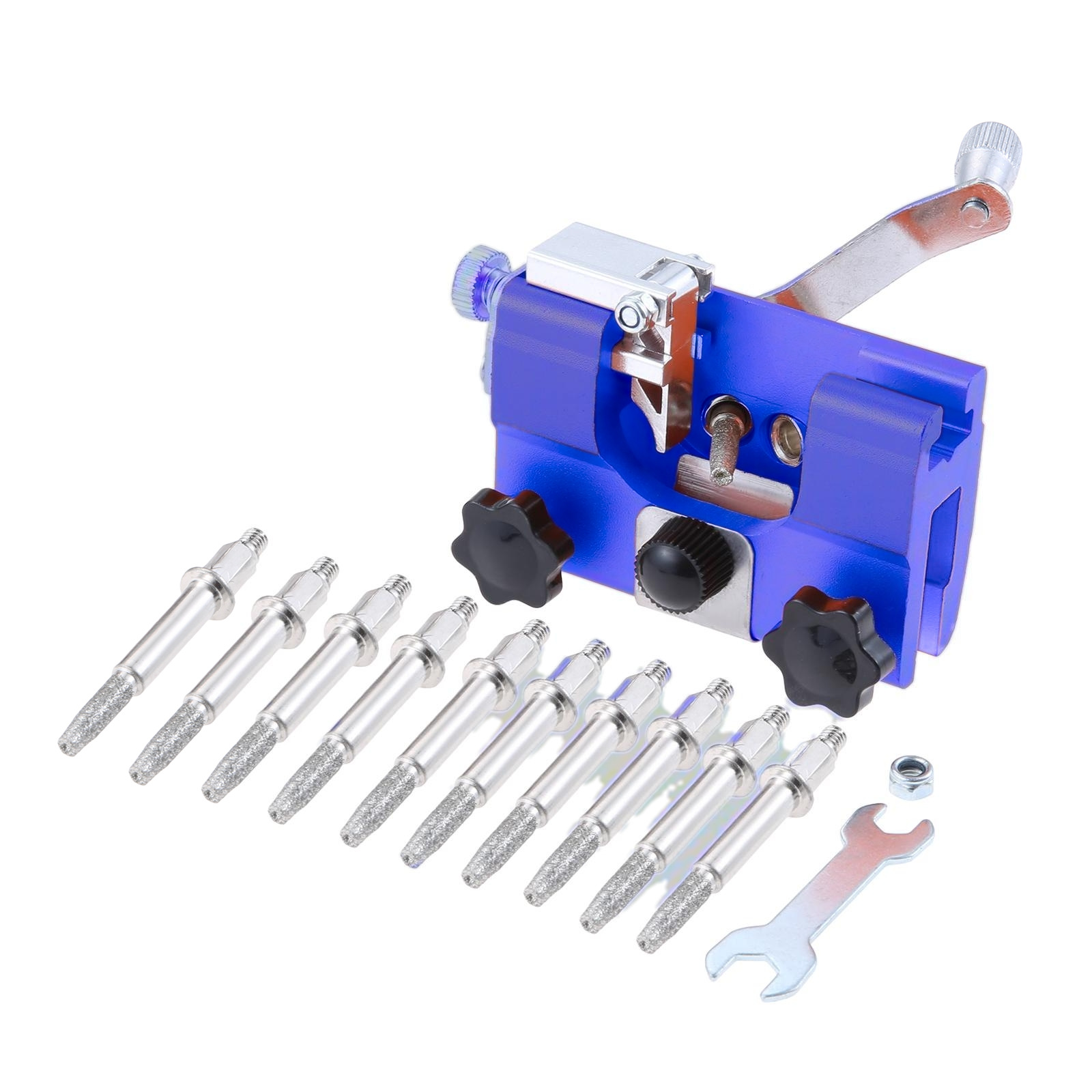 Afilador de cadenas de motosierra eléctrico manual, herramienta portátil para afilar cadenas de uso doméstico, abrazadera para afilar cadenas, cuchilla de afilado, uso transfronterizo, fabricante, venta al por mayor