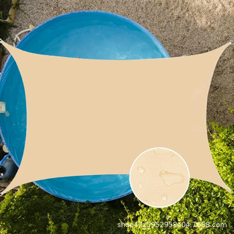 Waterproof Sunshade Sail, Sunshade Cloth, Courtyard Sunshade Canopy, Garden Rain and Snow Protection Sunshade Cloth, Canopy Tent, Balcony