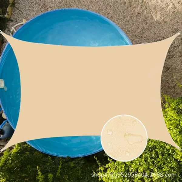 Waterproof Sunshade Sail, Sunshade Cloth, Courtyard Sunshade Canopy, Garden Rain and Snow Protection Sunshade Cloth, Canopy Tent, Balcony