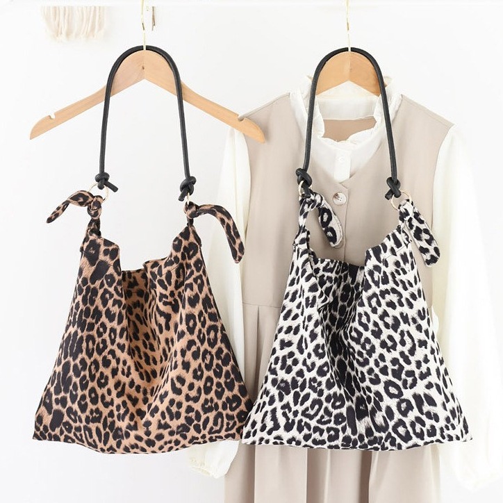 Cartoon denim one-shoulder bag
