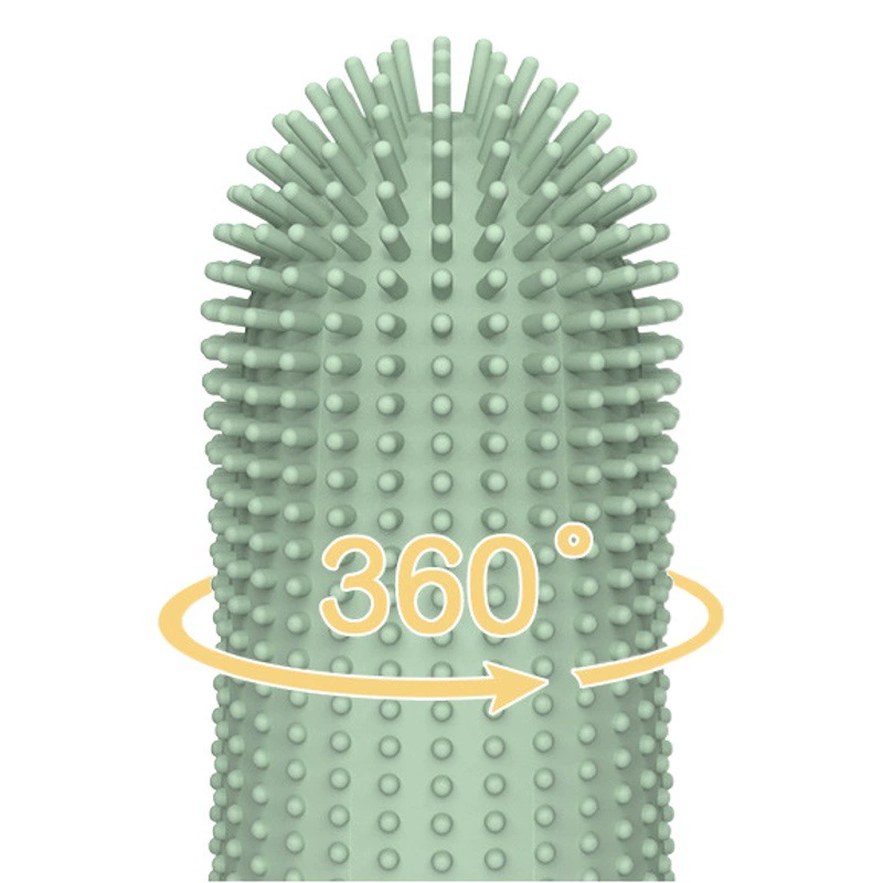 Amazon Домашние животные Зубная щетка Палец Зубная щетка Силиконовая кошка Собака Зубная щетка Домашние зубы Собака Уход за пальцами