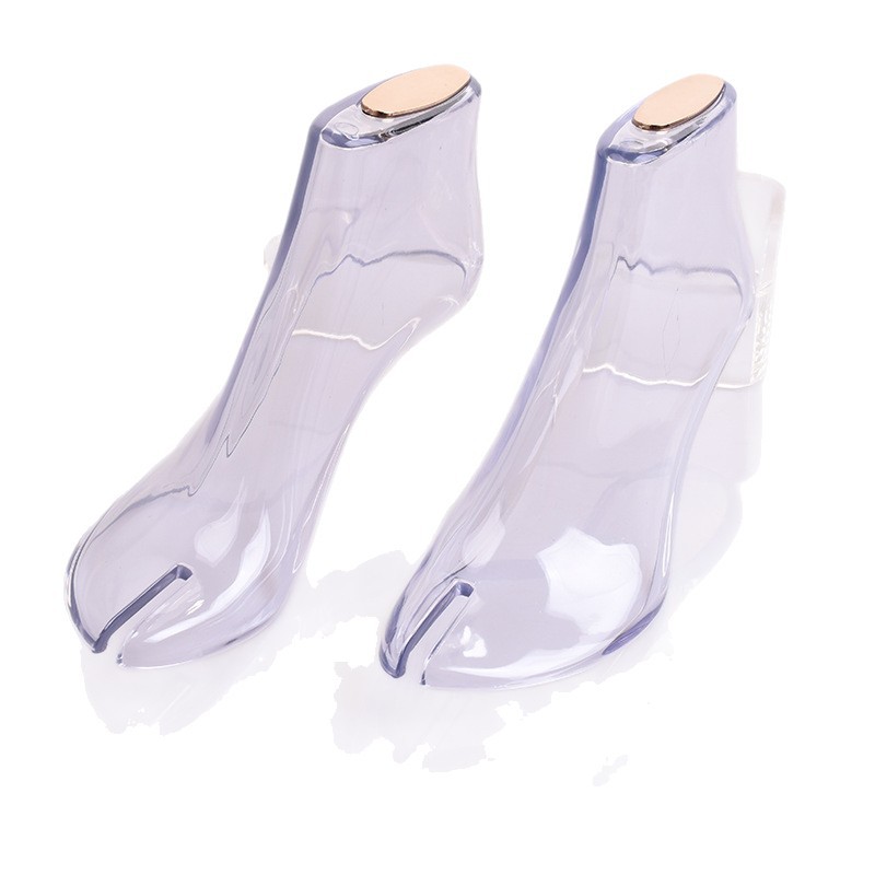 Molde de pie acrílico talla 37, molde de pie plano transparente, molde de zapato, estirador de zapatos, estirador de sandalias, horma de zapatos, estirador de zapatos de PET transparente