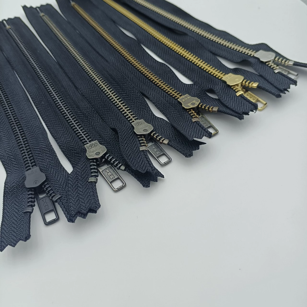 Оригинальная металлическая закрытая молния YKK размера 5 чёрная деловая сумка кожаная сумка карманы обувь закрытая молния